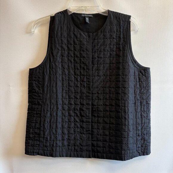 Eileen Fisher Silk Quilted Vest